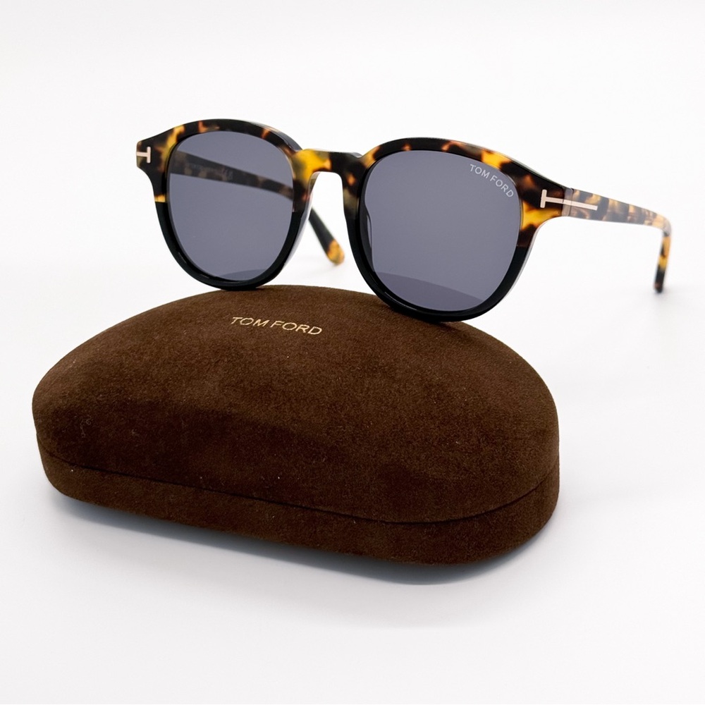 NEW TOM FORD JAMESON TF752 56A UNISEX SUNGLASSES FT0752/S HAVANA GREY EYEWEAR